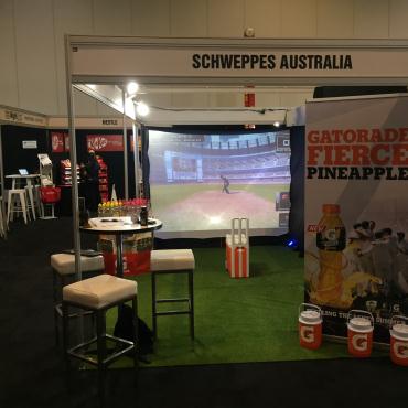 Cricket Simulator with Schweppes Australia